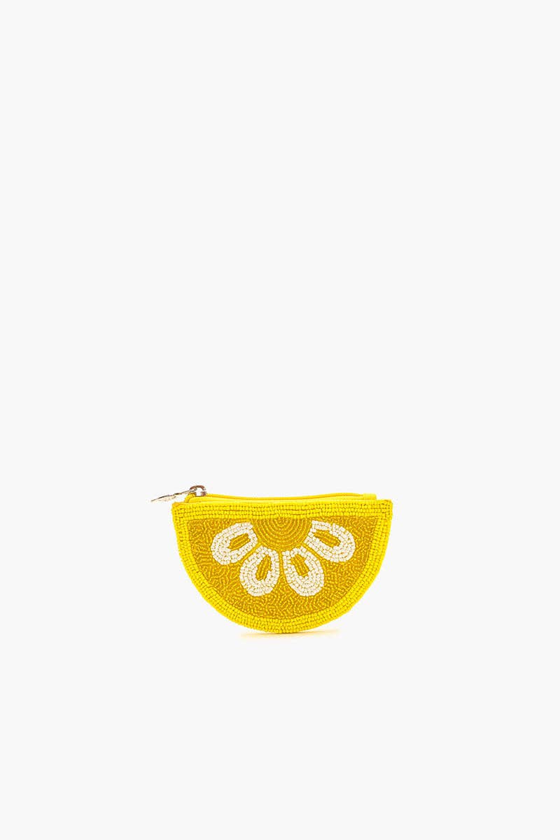 Citrus Splash Beaded Pouch - BAY WINDOW