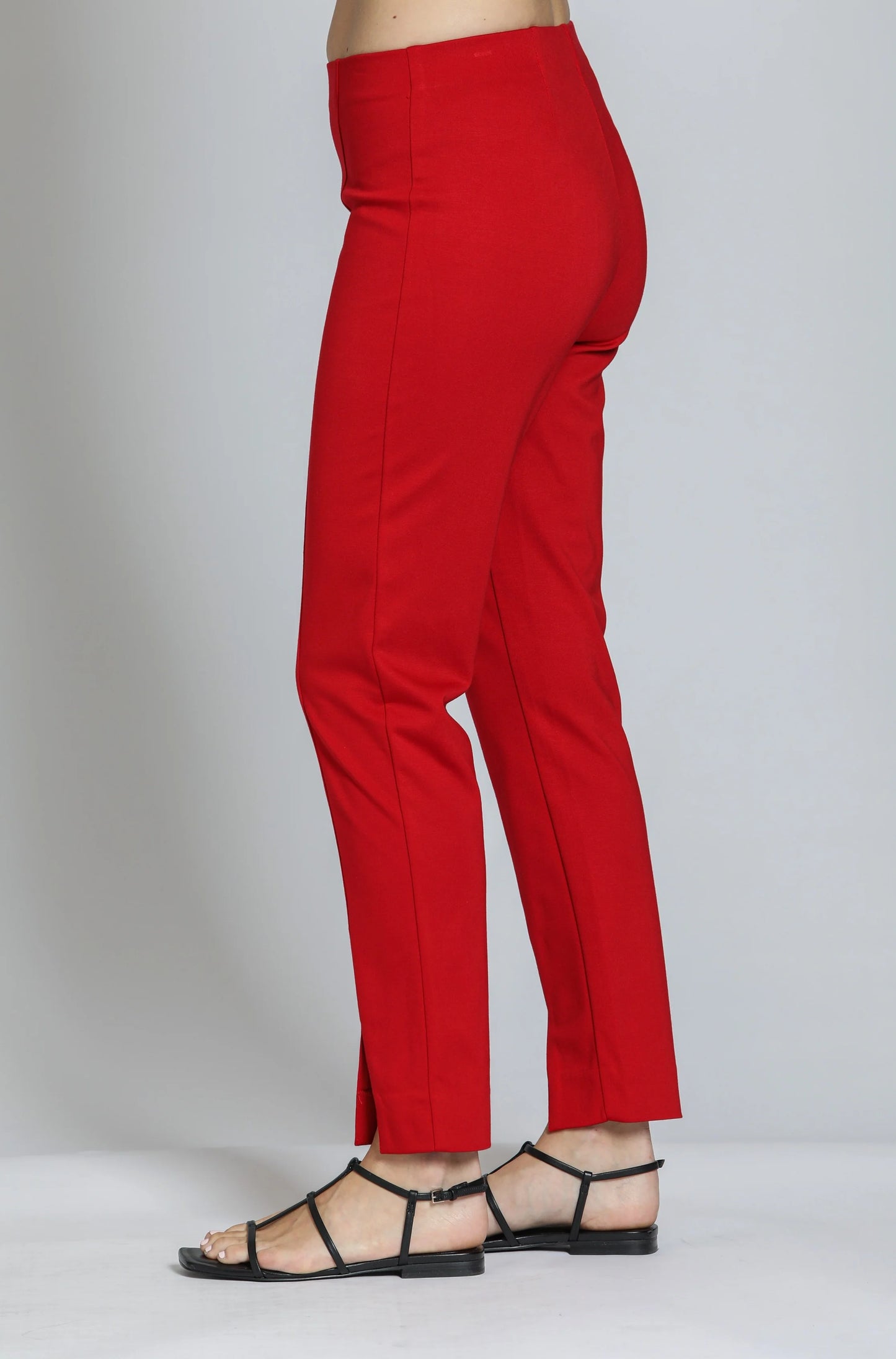 Pull-on Ponte Pant With Split hem - BAY WINDOW