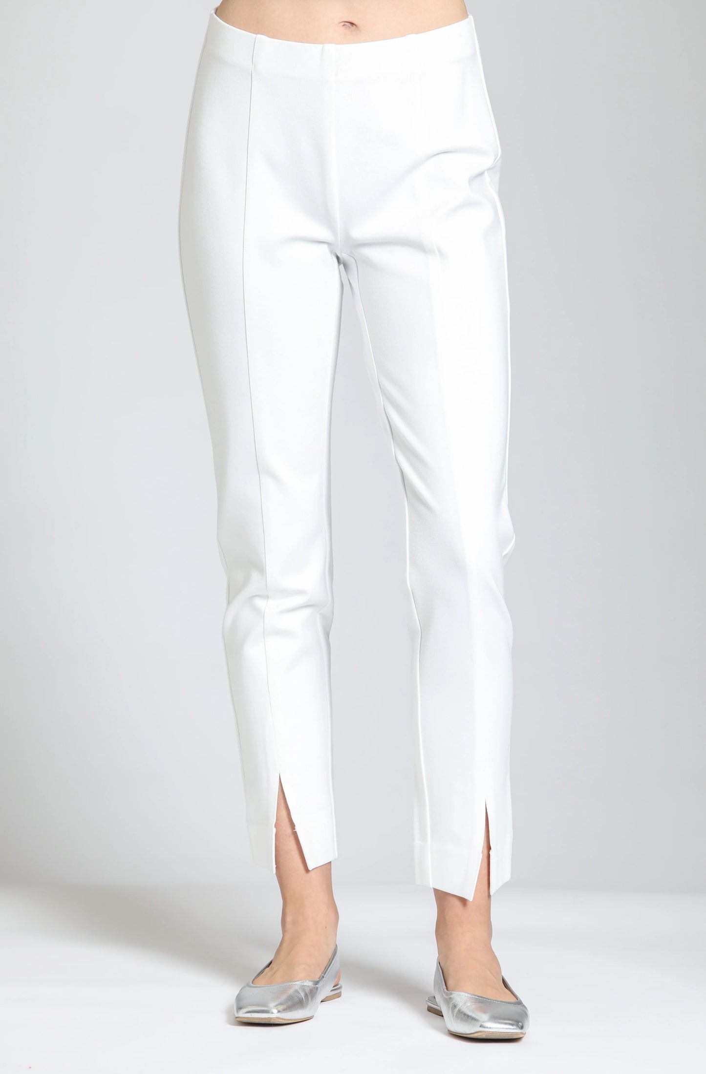 Pull-on Ponte Pant With Split hem - BAY WINDOW