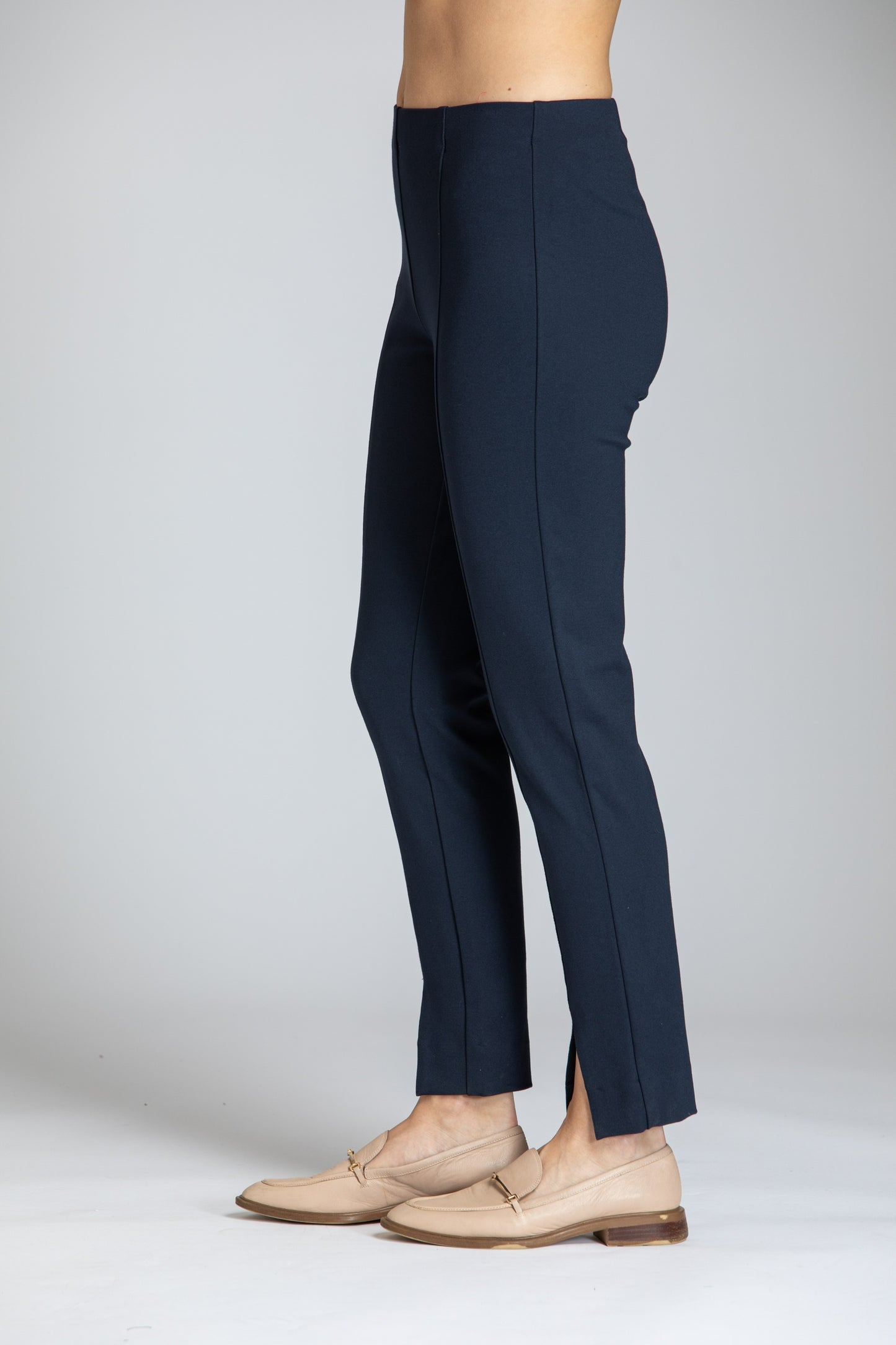 Pull-on Ponte Pant With Split hem - BAY WINDOW