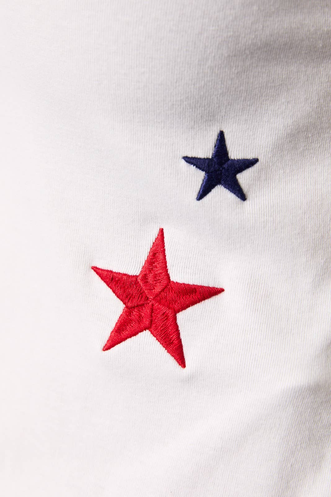 Crew Neck SS Star Embroidered Baby Tee