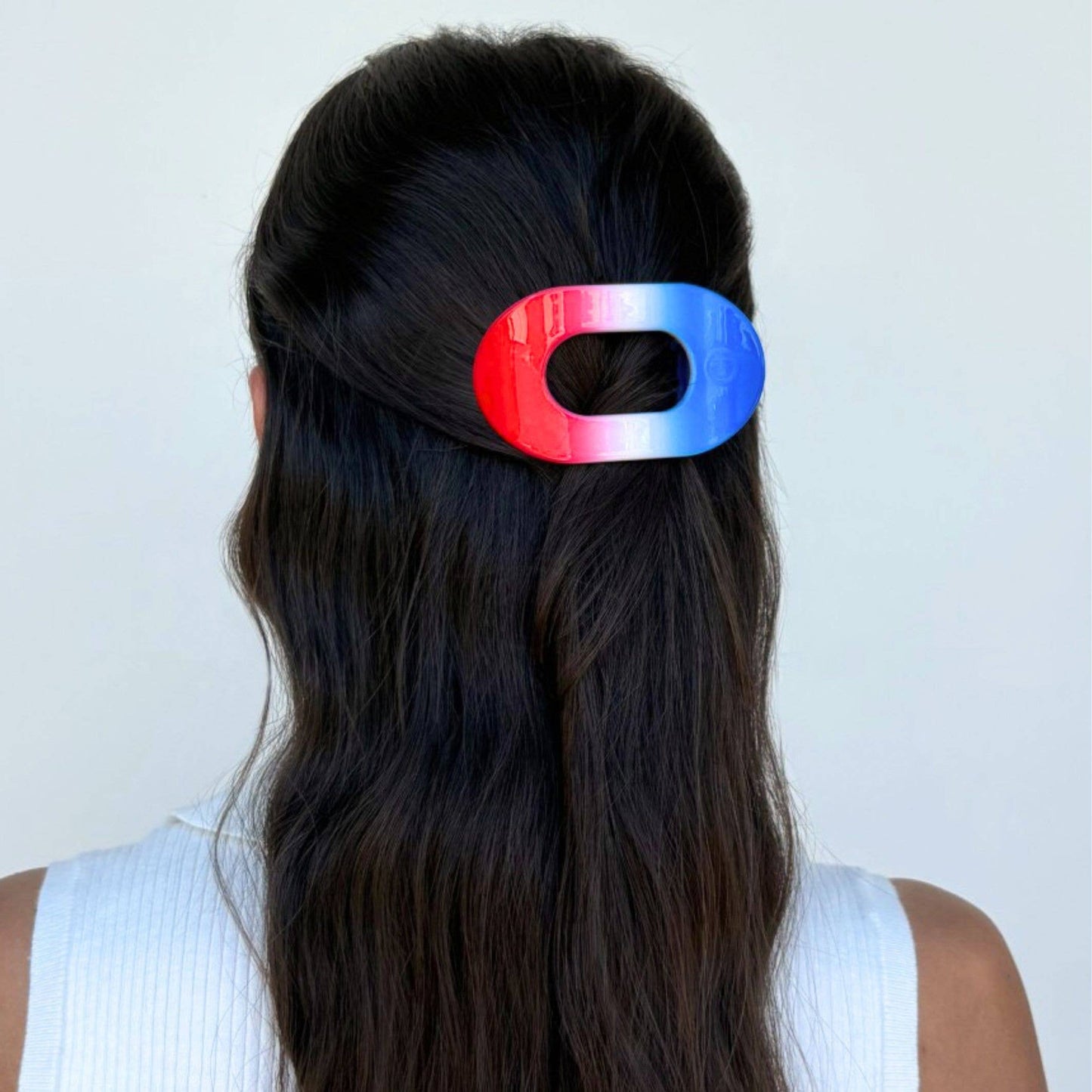 Flat Round Hair Clip | Small
