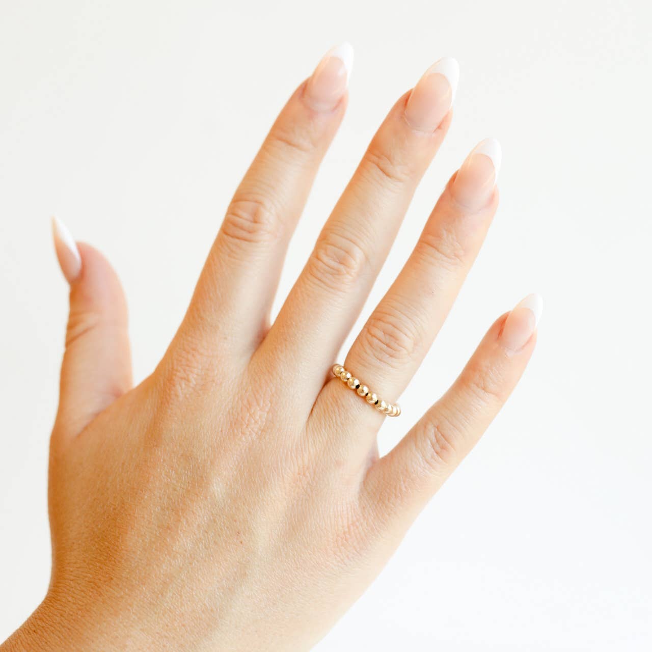 Lauren Beaded Band in Gold - BAY WINDOW