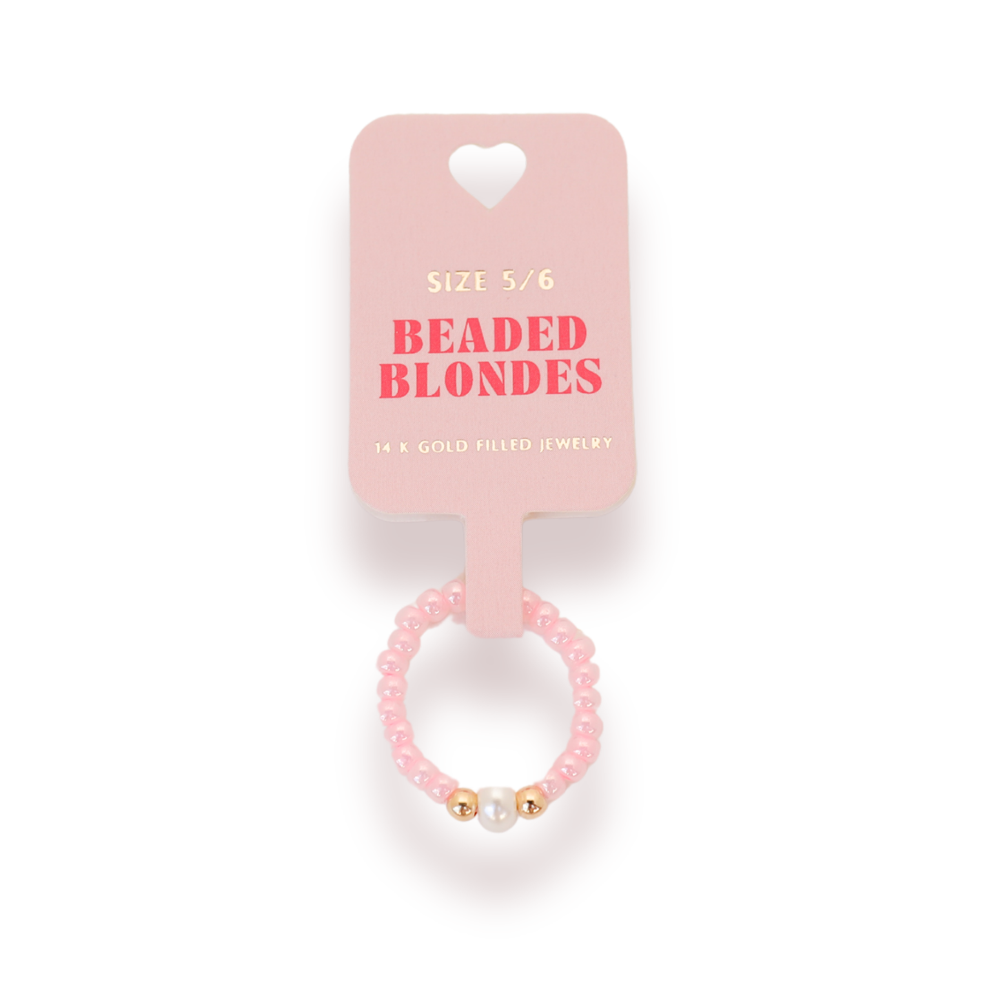 Pastel Pink Pearl Ring - BAY WINDOW