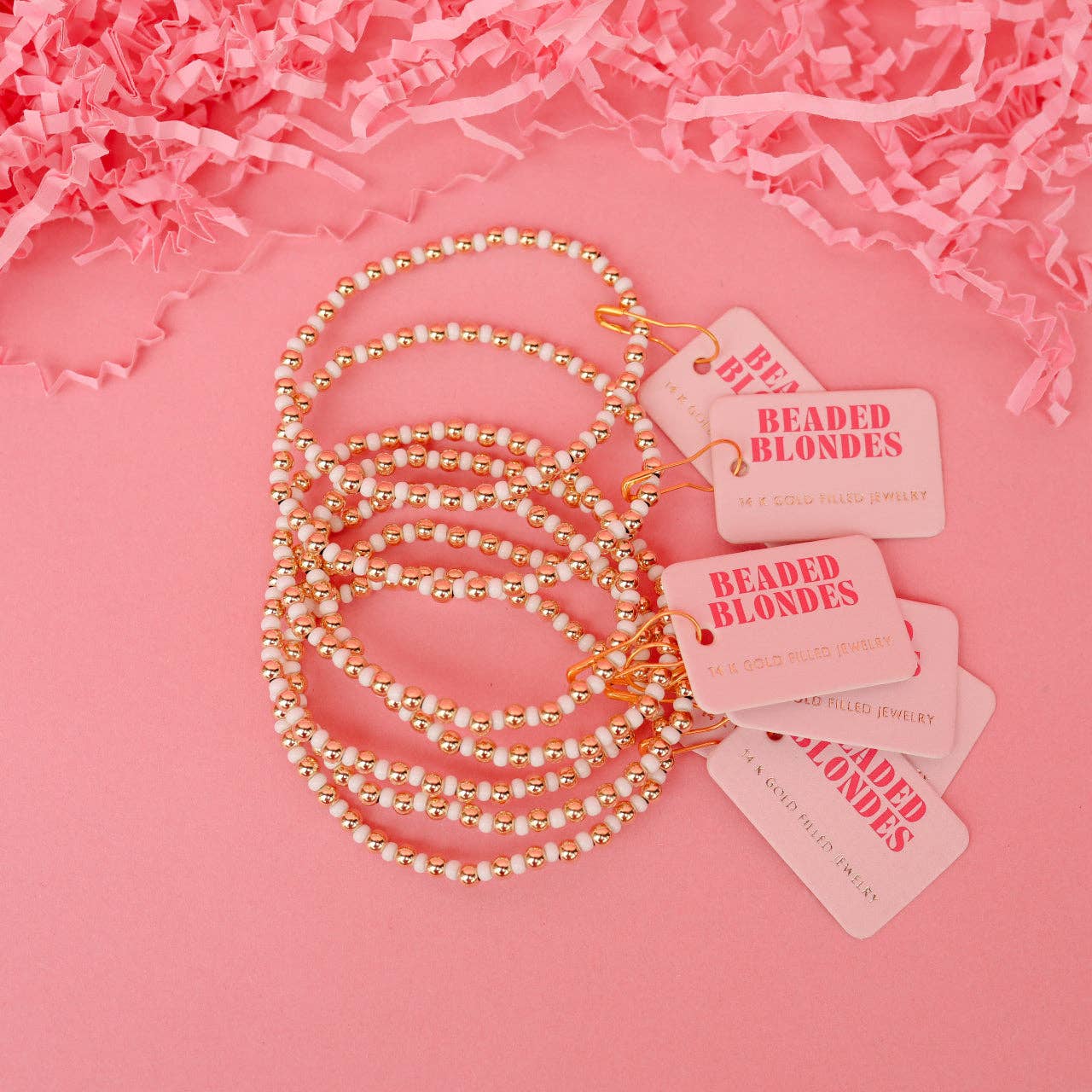 Demi Bracelet in Luster White - BAY WINDOW