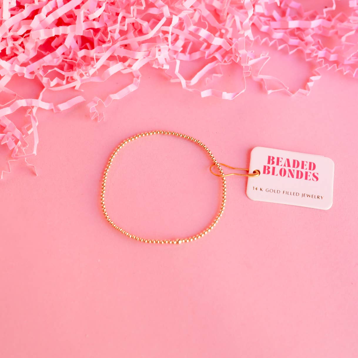 2MM Gold Beaded Bracelet - BAY WINDOW