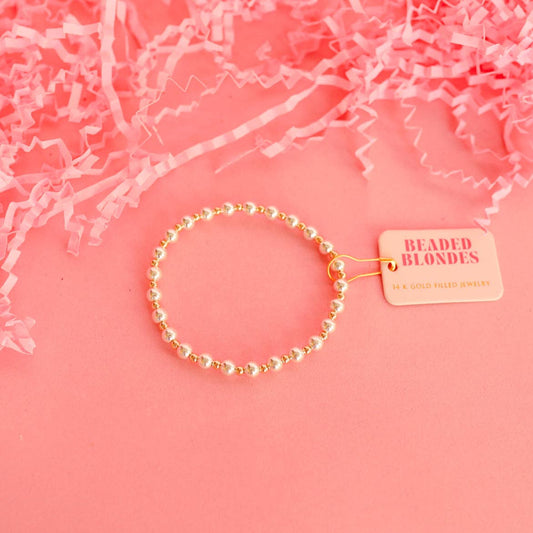 Katy Bracelet in Silver with Gold - BAY WINDOW