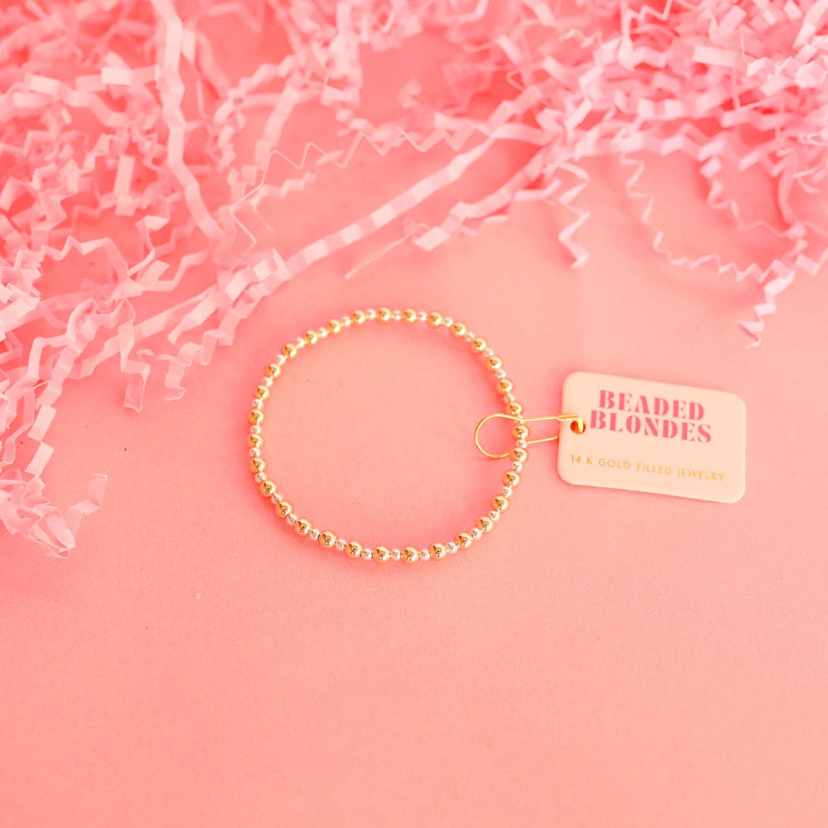 Mini Katy Bracelet in Silver with Gold - BAY WINDOW