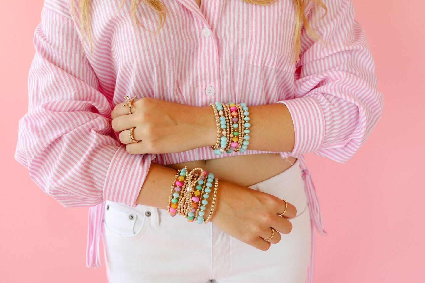 Turks Pearl Gemstone Bracelet - BAY WINDOW