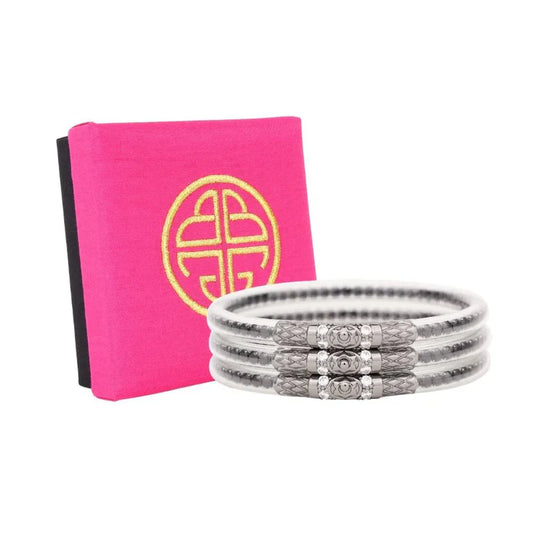 Black Spinel Three Queens All Weather Bangles - BAY WINDOW