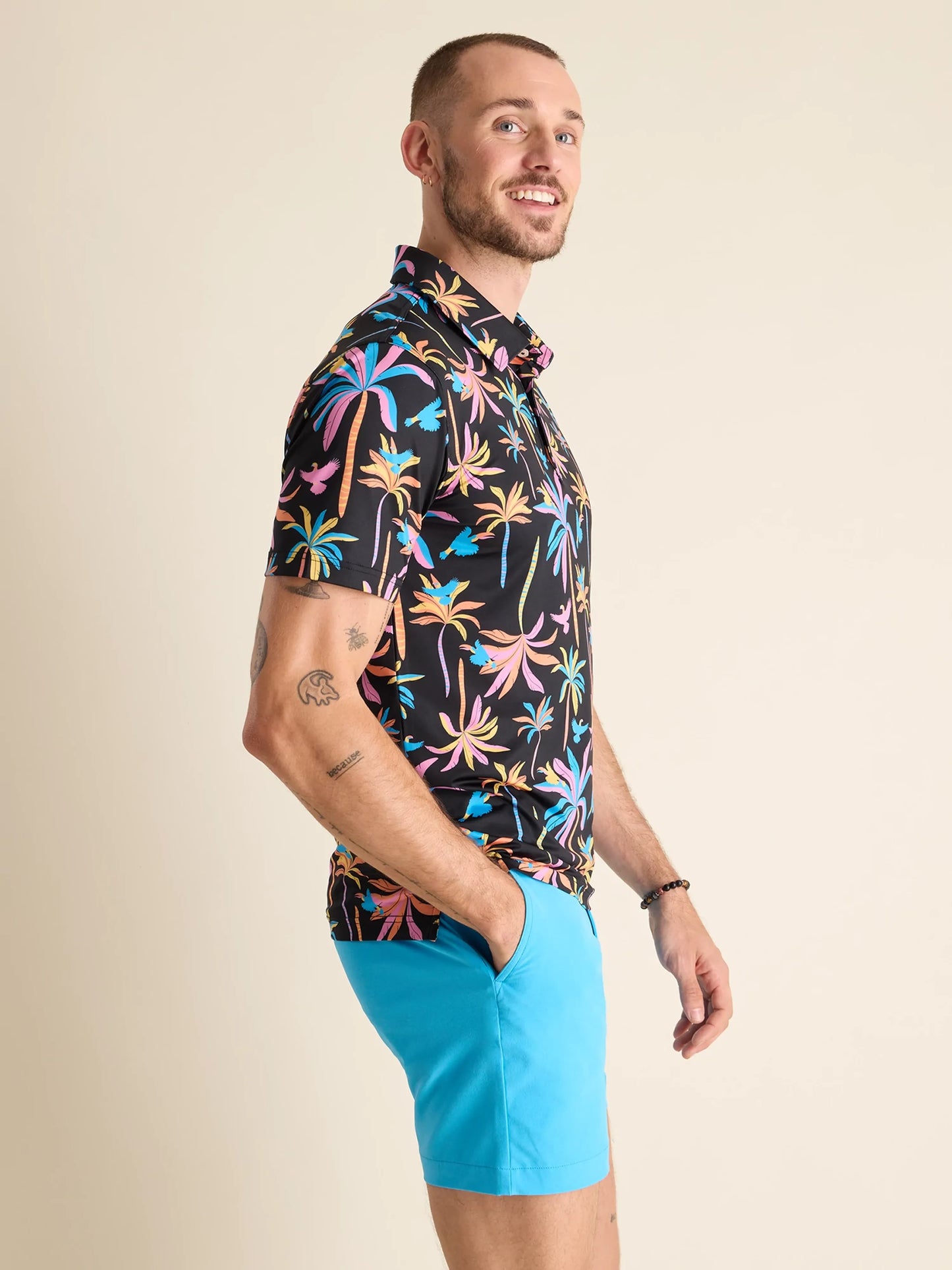 The Black Light Night (Performance Polo) - BAY WINDOW