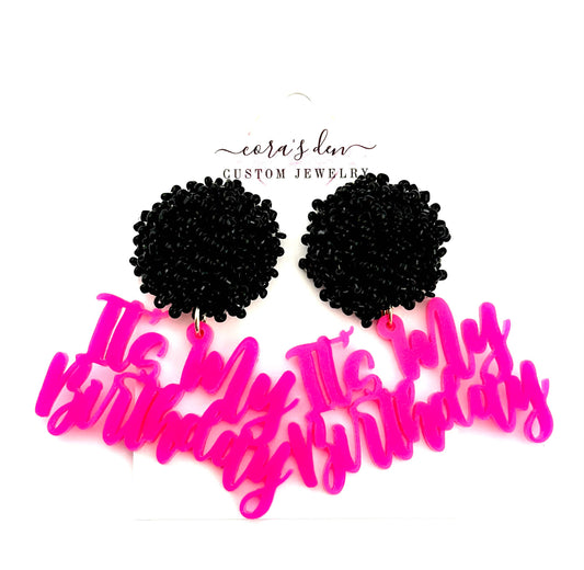 It’s my Birthday Earrings - BAY WINDOW