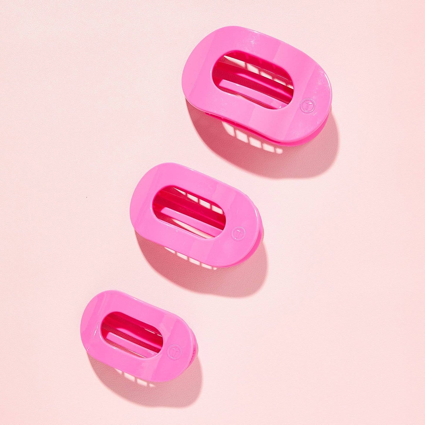 Flat Round Hair Clip | Large