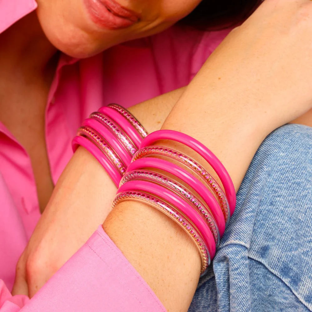 Epic Pink Three Queens All Weather Bangle Set