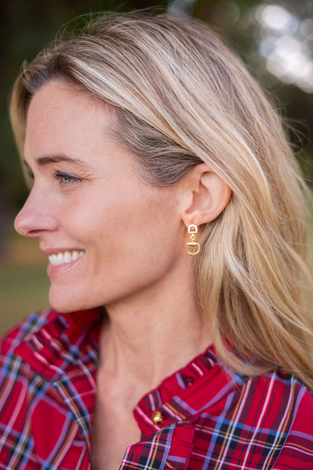 Mini Horsebit Earring