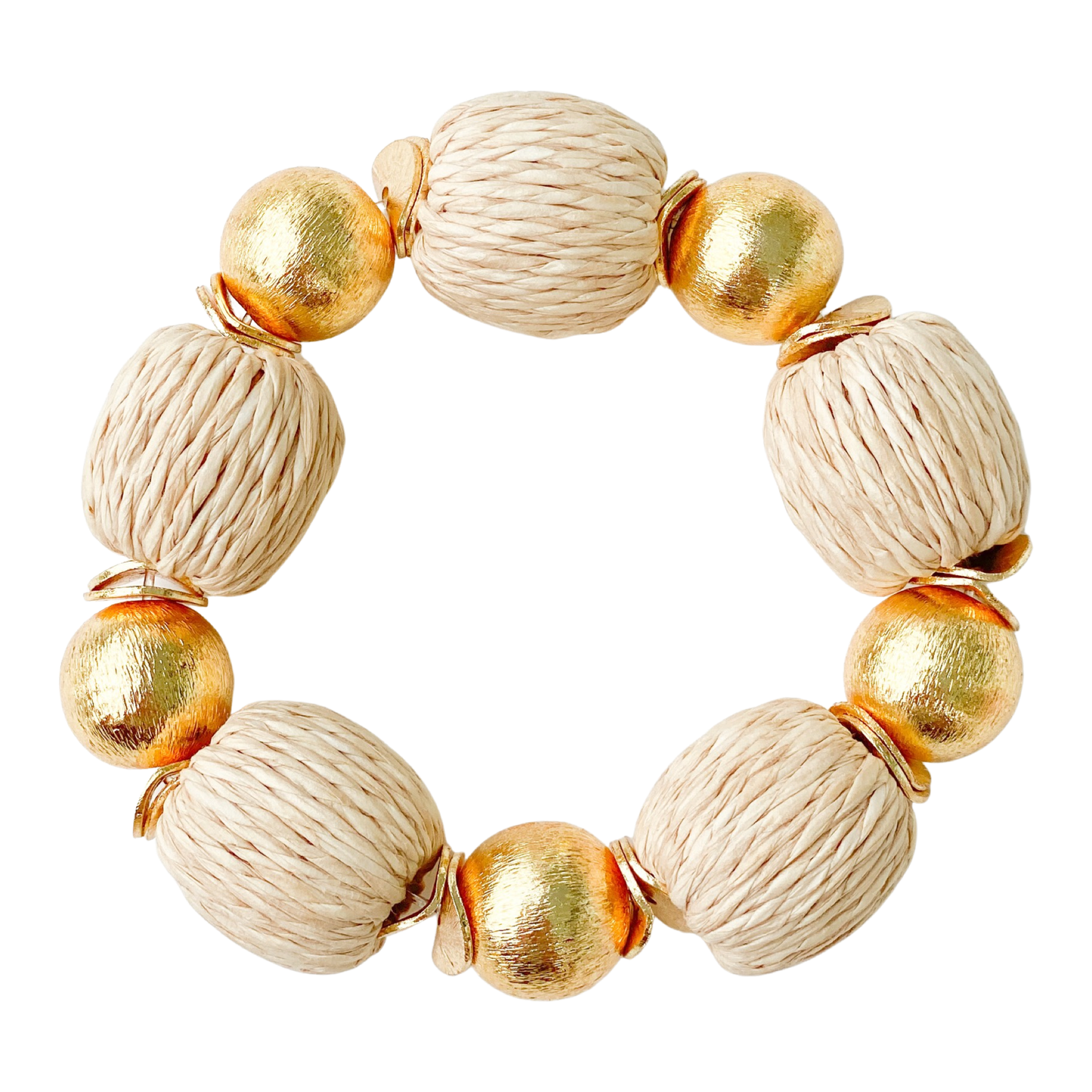 Candace Bracelet Natural Raffia | 14mm - BAY WINDOW