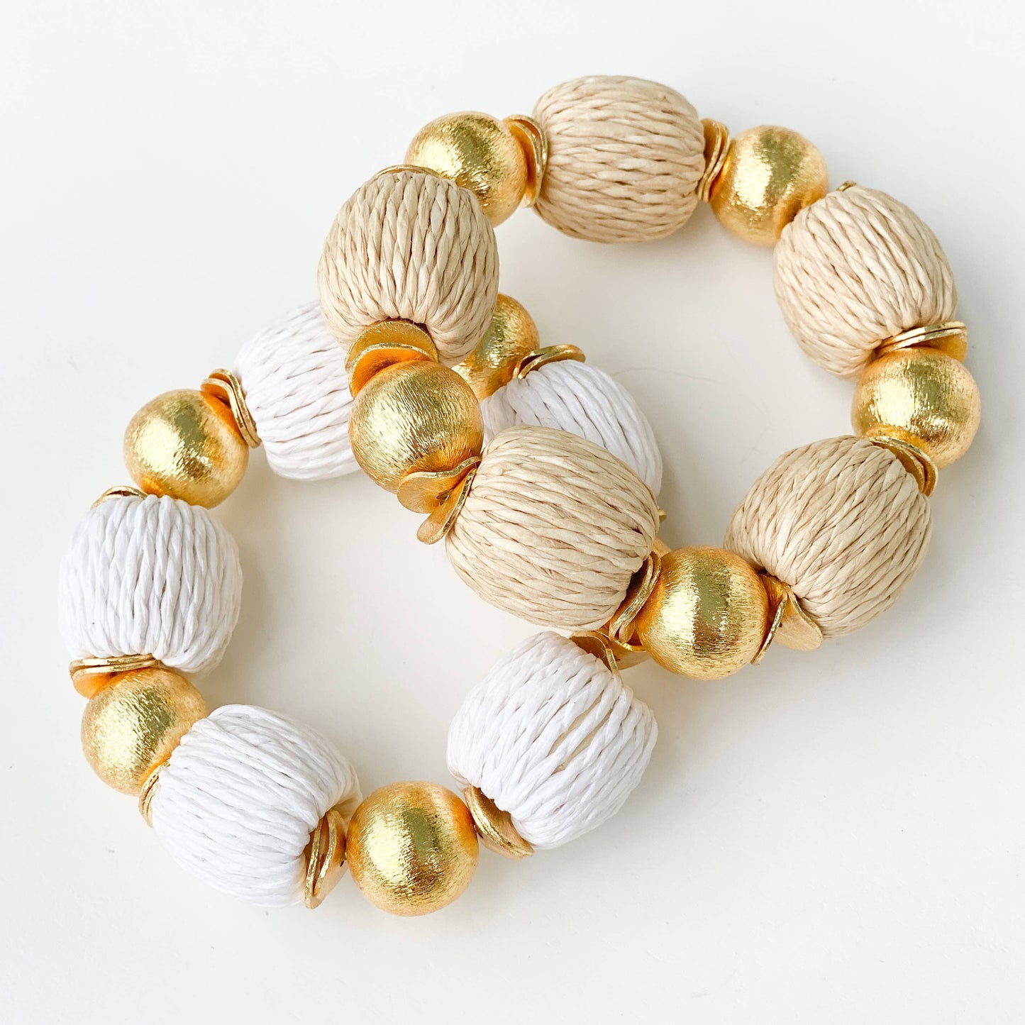 Candace Bracelet Natural Raffia | 14mm - BAY WINDOW
