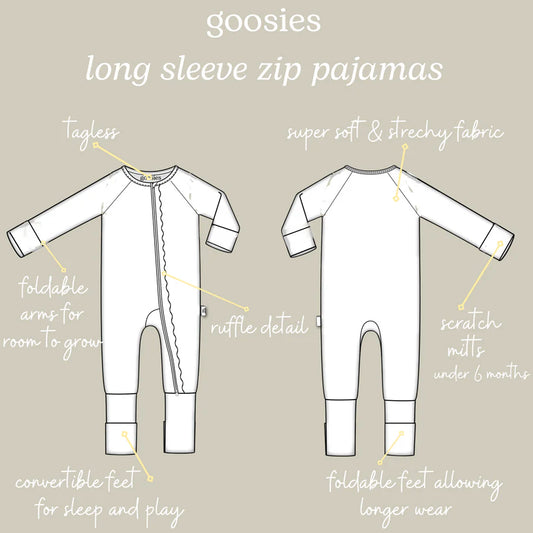 LS Zip Pajamas Collection - BAY WINDOW