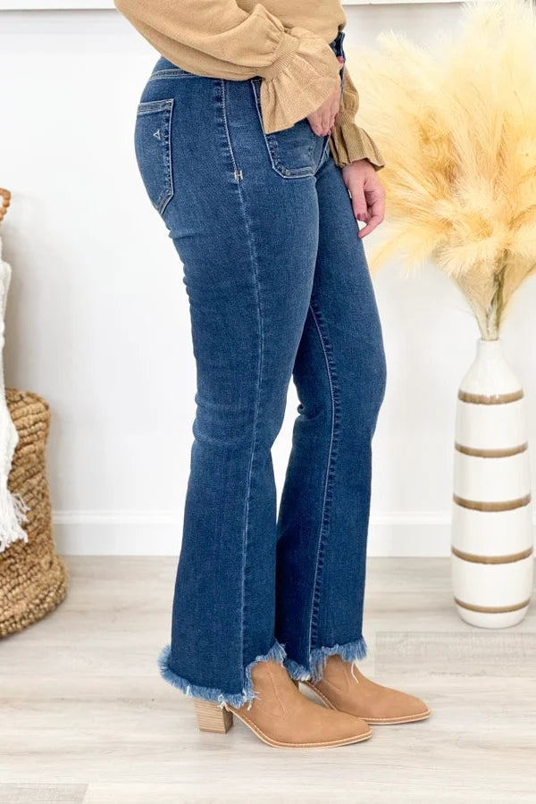 High Waist Flare Fringe - BAY WINDOW