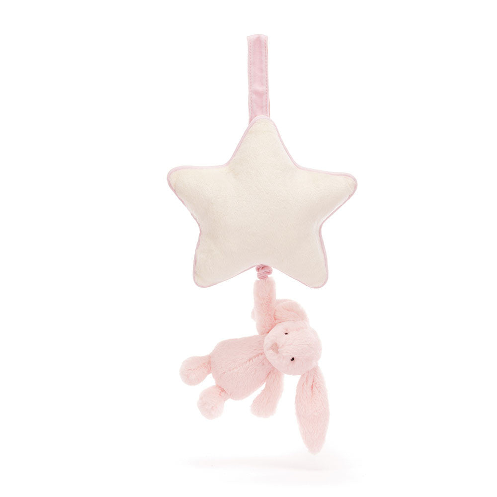Bashful Pink Bunny Musical Pull - BAY WINDOW