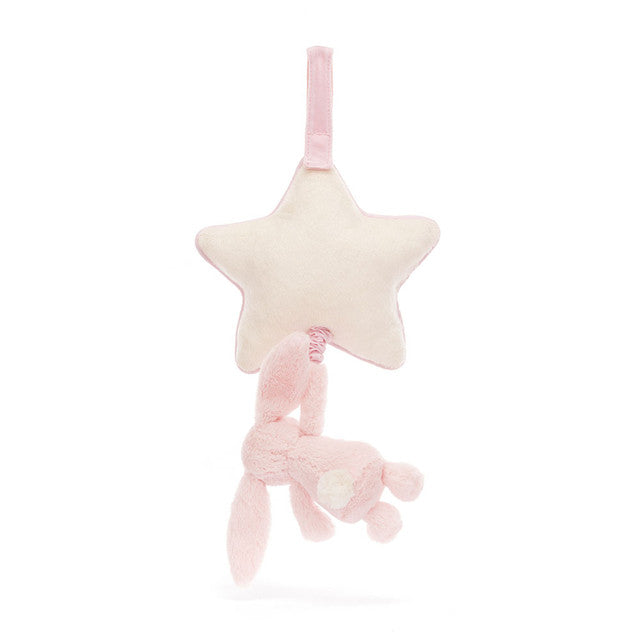 Bashful Pink Bunny Musical Pull - BAY WINDOW