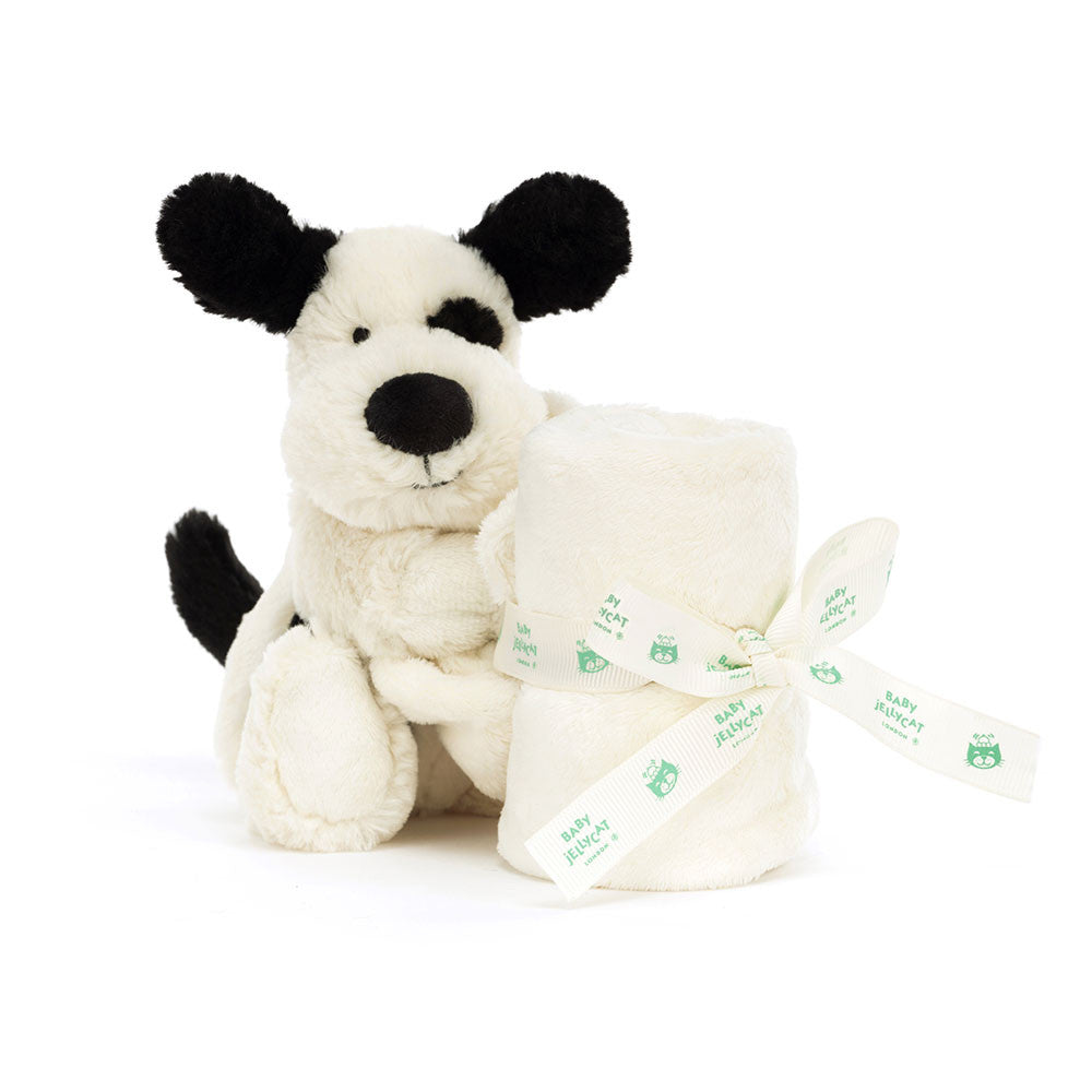 Bashful Black & Cream Puppy Soother - BAY WINDOW