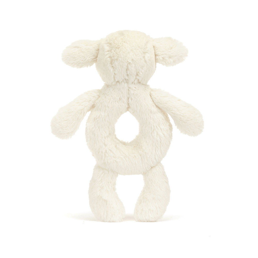 Bashful Lamb Ring Rattle - BAY WINDOW