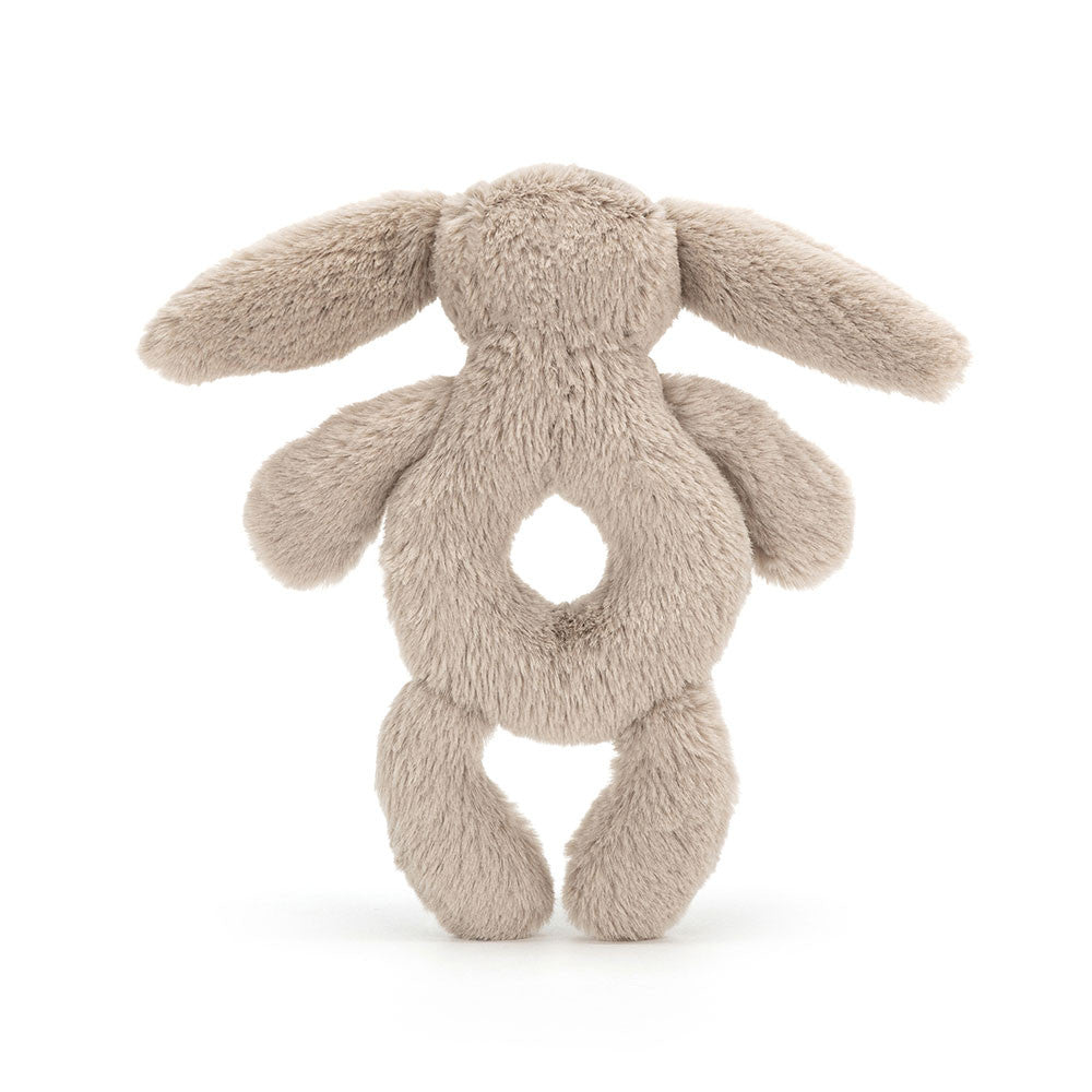 Bashful Pink Bunny Ring Rattle - BAY WINDOW