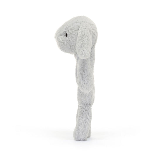 Bashful Silver (Grey) Bunny Ring Rattle - BAY WINDOW