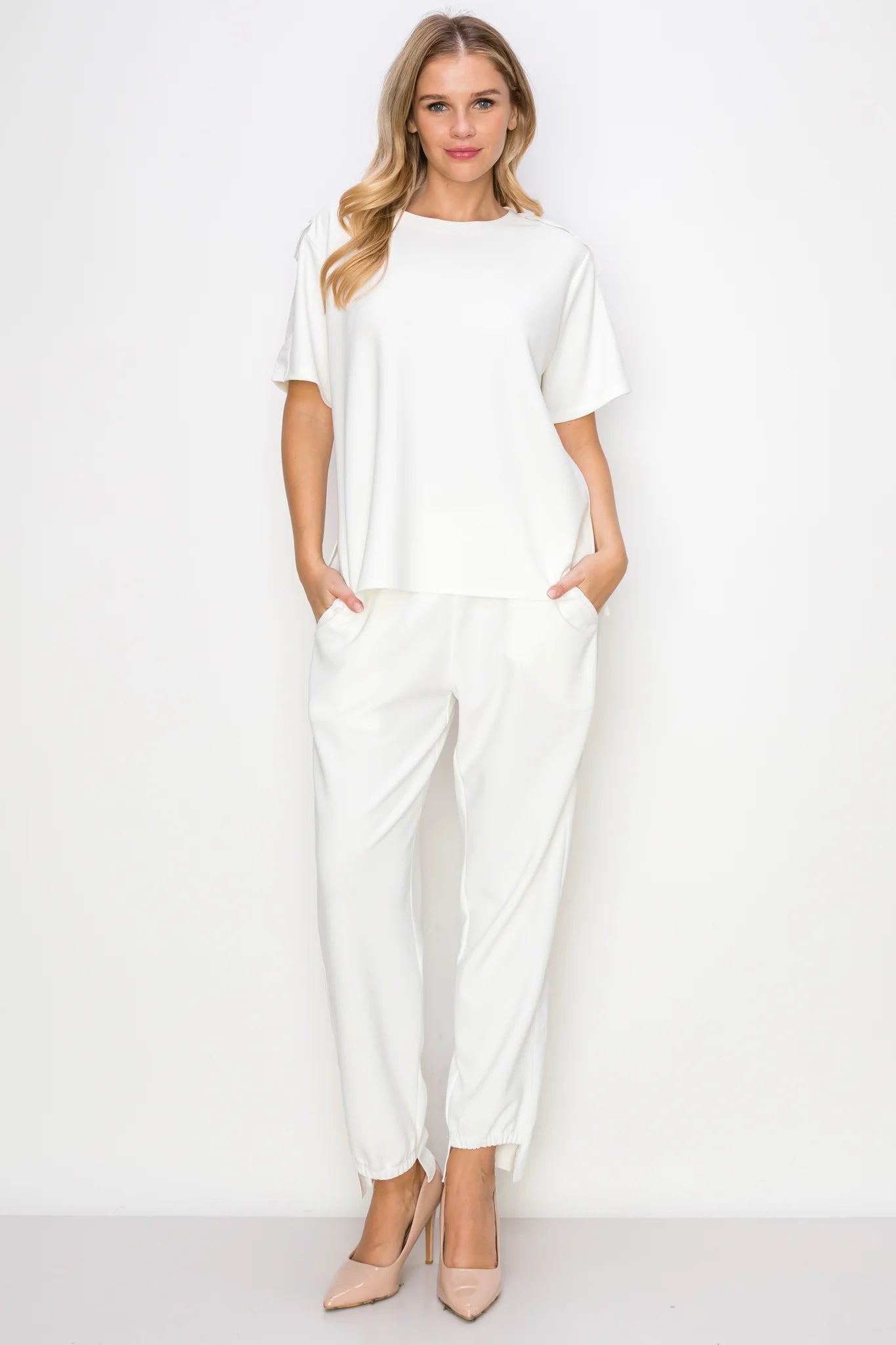 Katie Knit Crepe Pants - BAY WINDOW