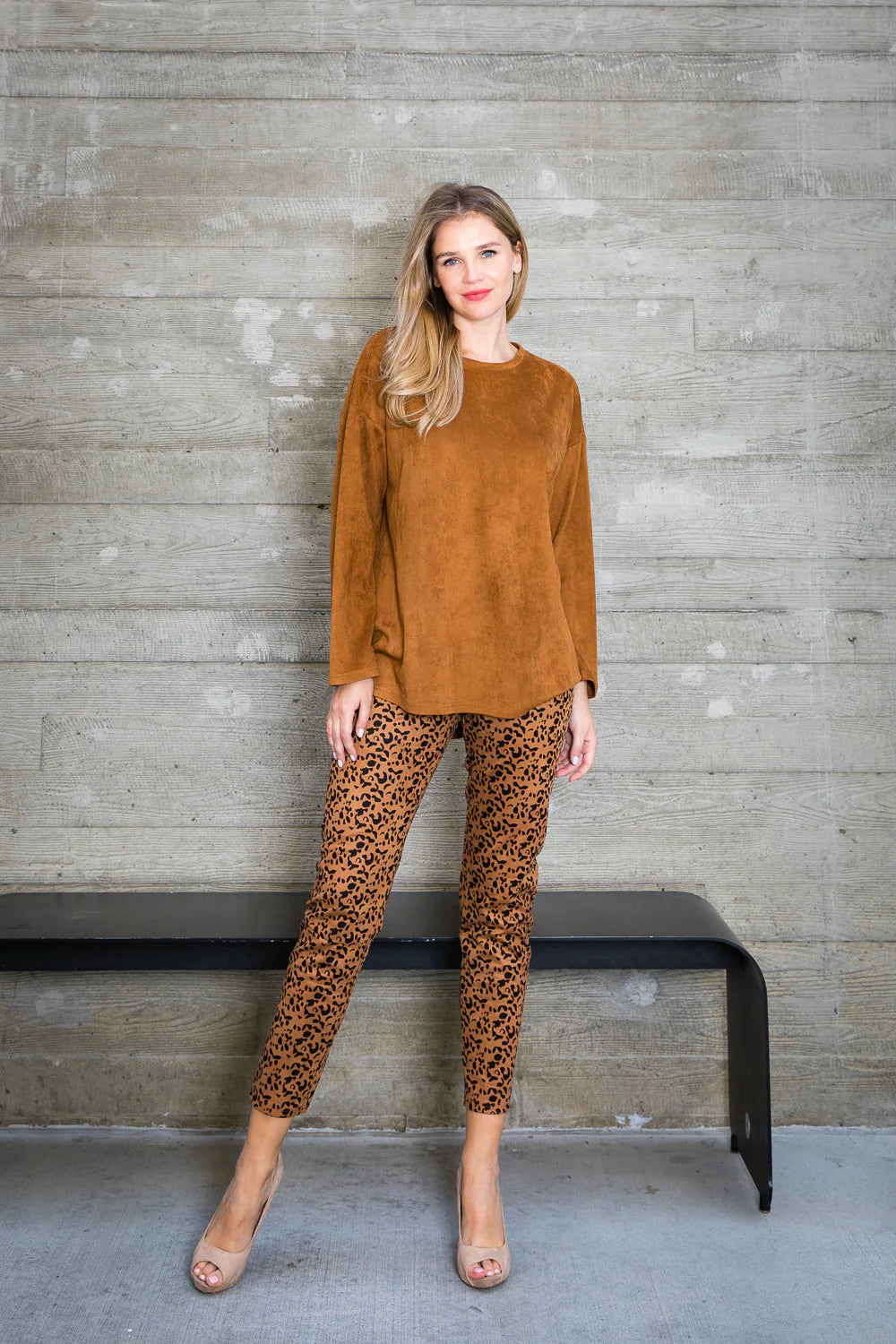 Adi Stretch Suede Top - BAY WINDOW