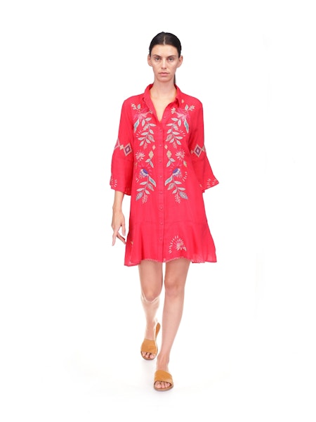 Tiered Flounce Dress with Slip - Talulla - BAY WINDOW