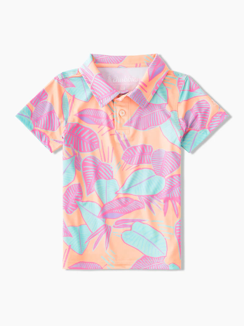 The Lil Posh Palms (Toddler Performance Polo)