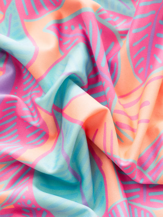 The Lil Posh Palms (Toddler Performance Polo) - BAY WINDOW