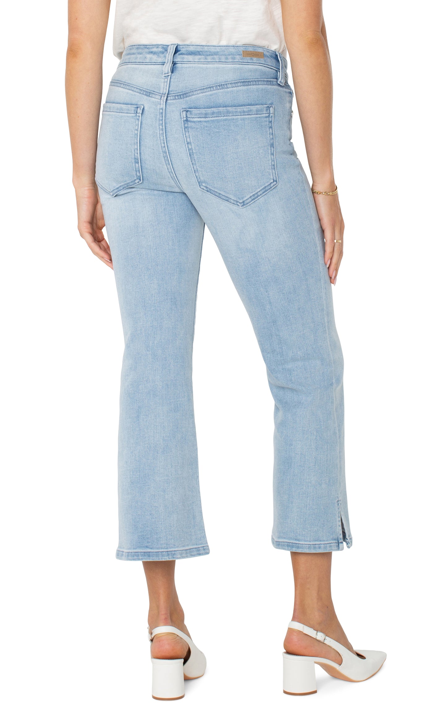 Hannah Cropped Flare w/ Slit Hem - Clarkdale - BAY WINDOW