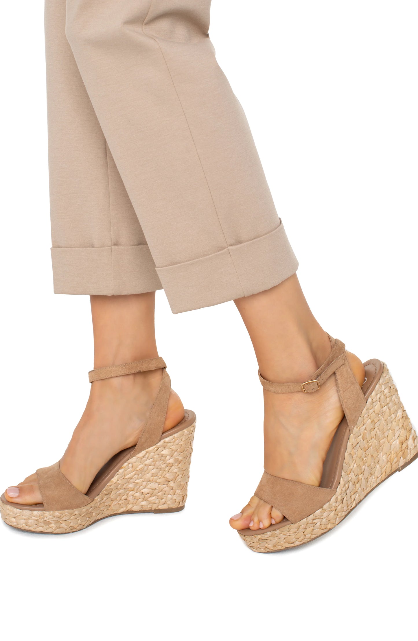 Kelsey Crop Trouser - Biscuit Tan - BAY WINDOW