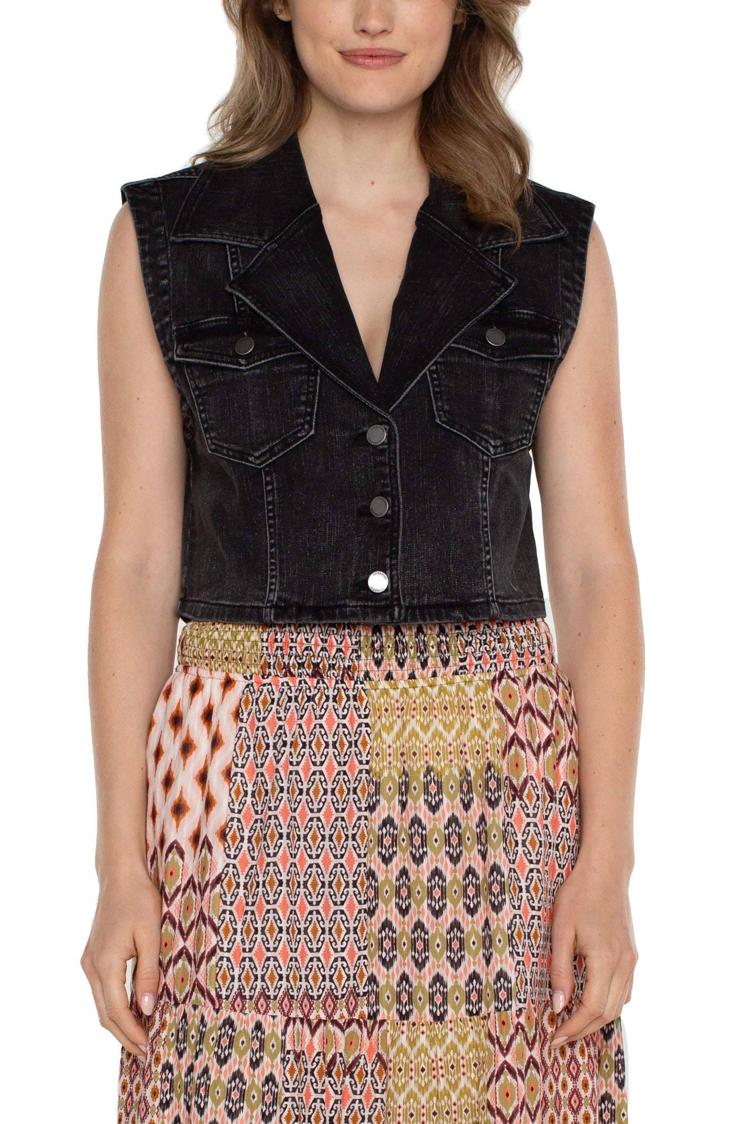 Notch Crop Vest - BAY WINDOW