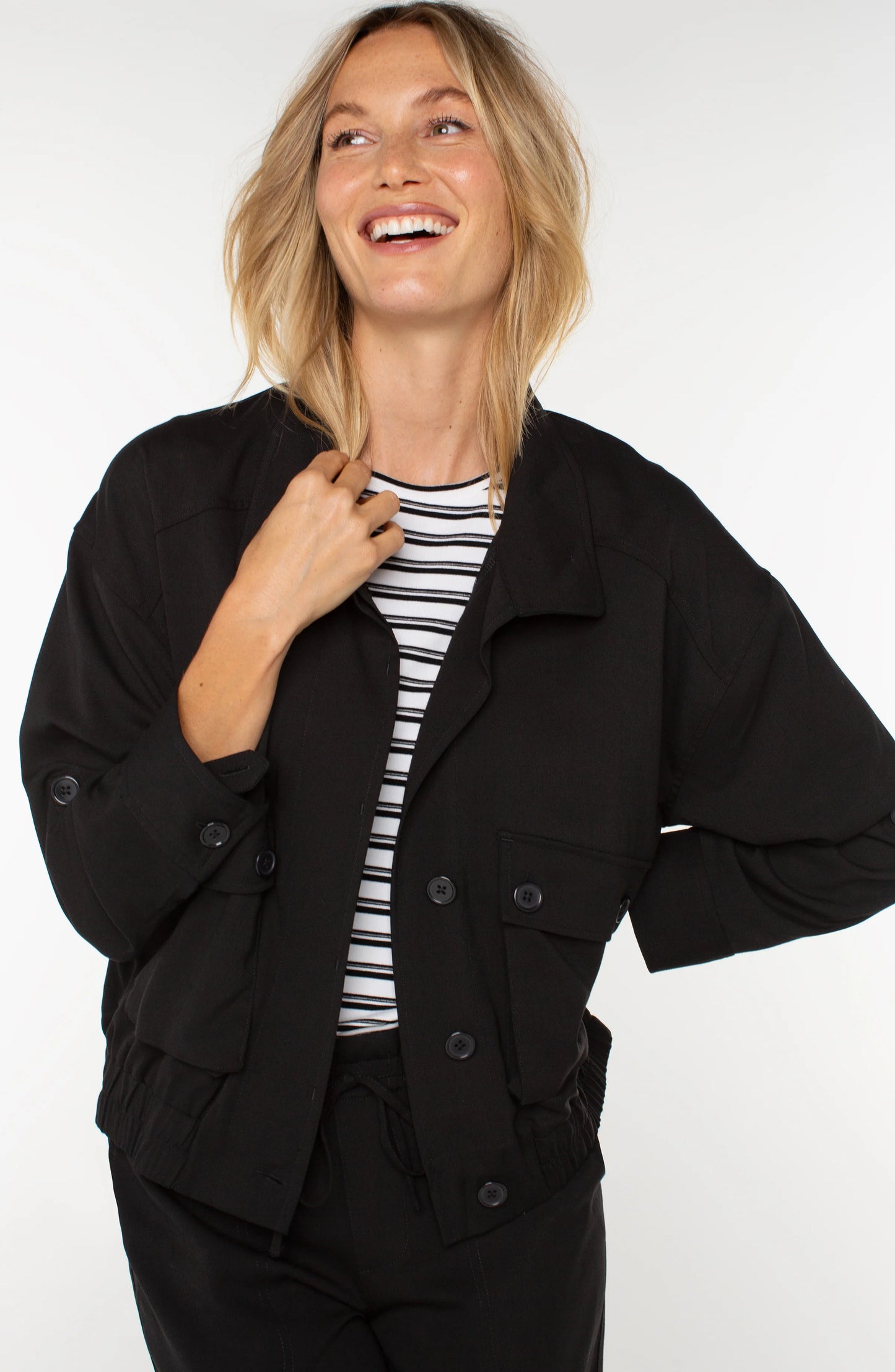 Utility Jacket w/ Cinch Hem - BAY WINDOW