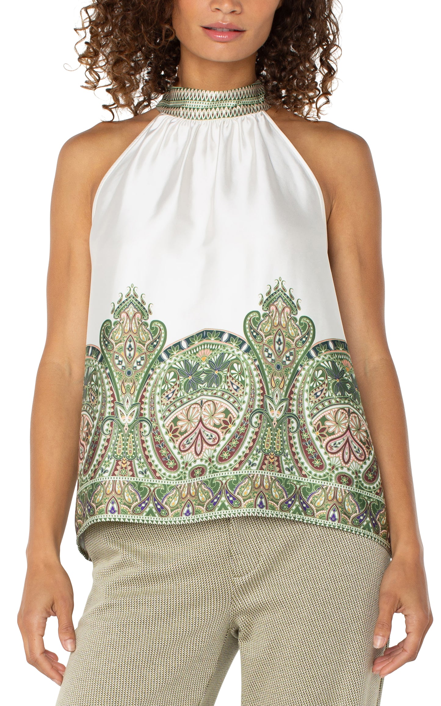 Mock Neck Halter Top - BAY WINDOW