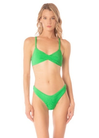 Parakeet Green Splendour Bikini Bottom - BAY WINDOW