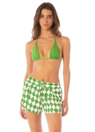 Blissful Shorts - Bright Green - BAY WINDOW