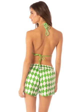 Blissful Shorts - Bright Green - BAY WINDOW