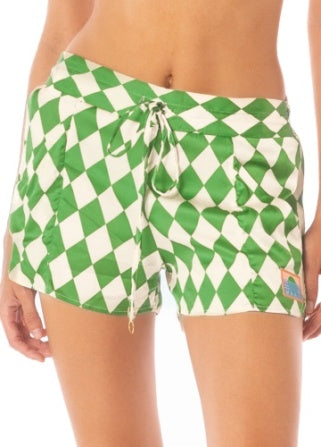 Blissful Shorts - Bright Green - BAY WINDOW