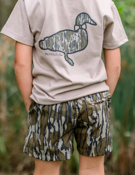 Boys Mallard Short Mossy Oak Original Bottomland
