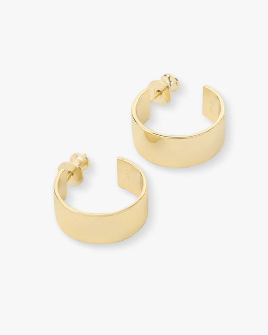 Atlas Hoops .75" - Gold - BAY WINDOW