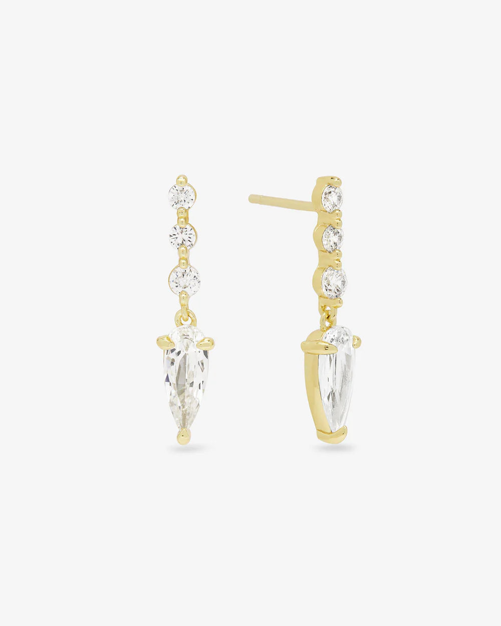 She's Arrived Drop Earrings - Gold - BAY WINDOW