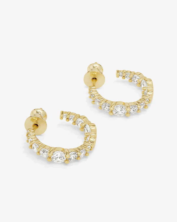 Oh She Fancy Graduated Hoops .75" - BAY WINDOW