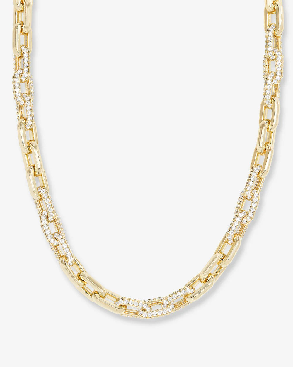 Frankie Pave Chain Necklace 21" - BAY WINDOW