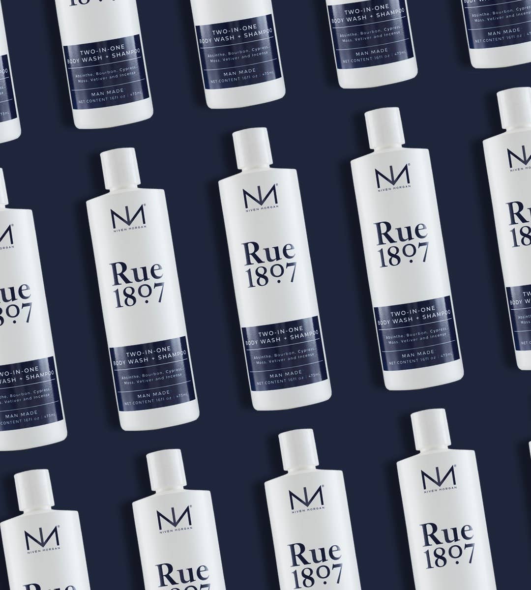 Rue 1807 Body Wash and Shampoo - BAY WINDOW