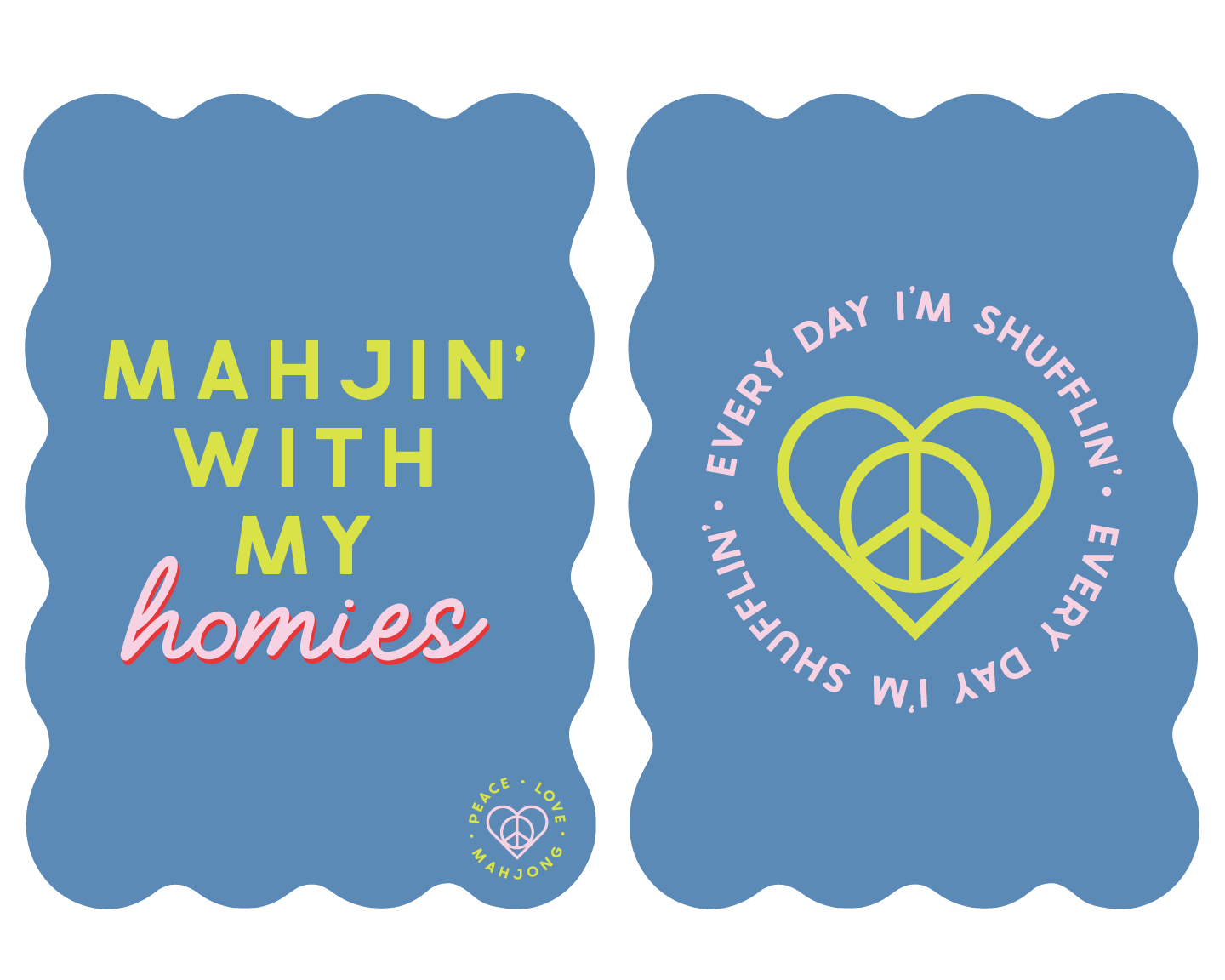 Mahjong Tile Shufflers (Set of 2) - BAY WINDOW